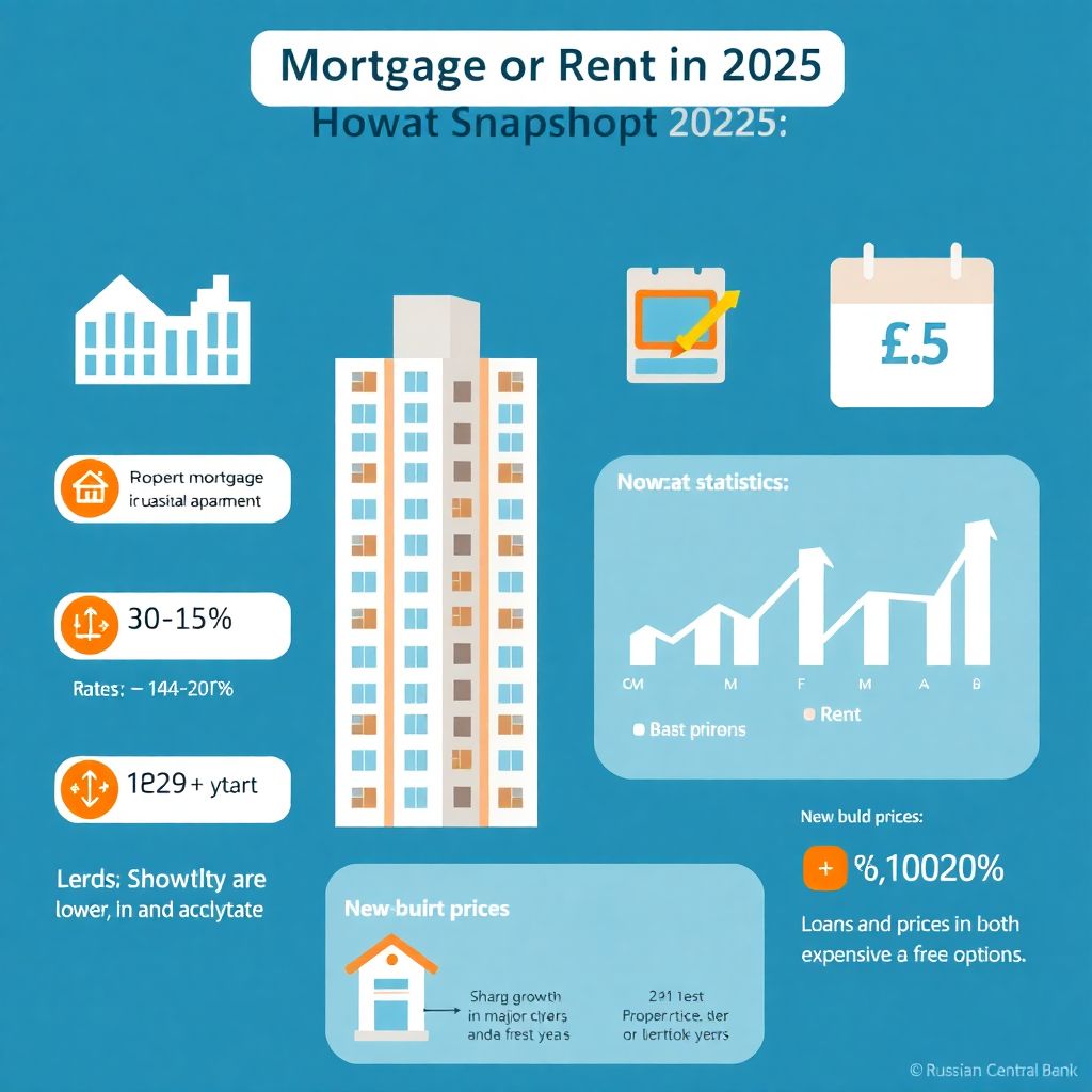 Ипотека или аренда — что выгоднее в 2025 году с учётом текущих ставок
