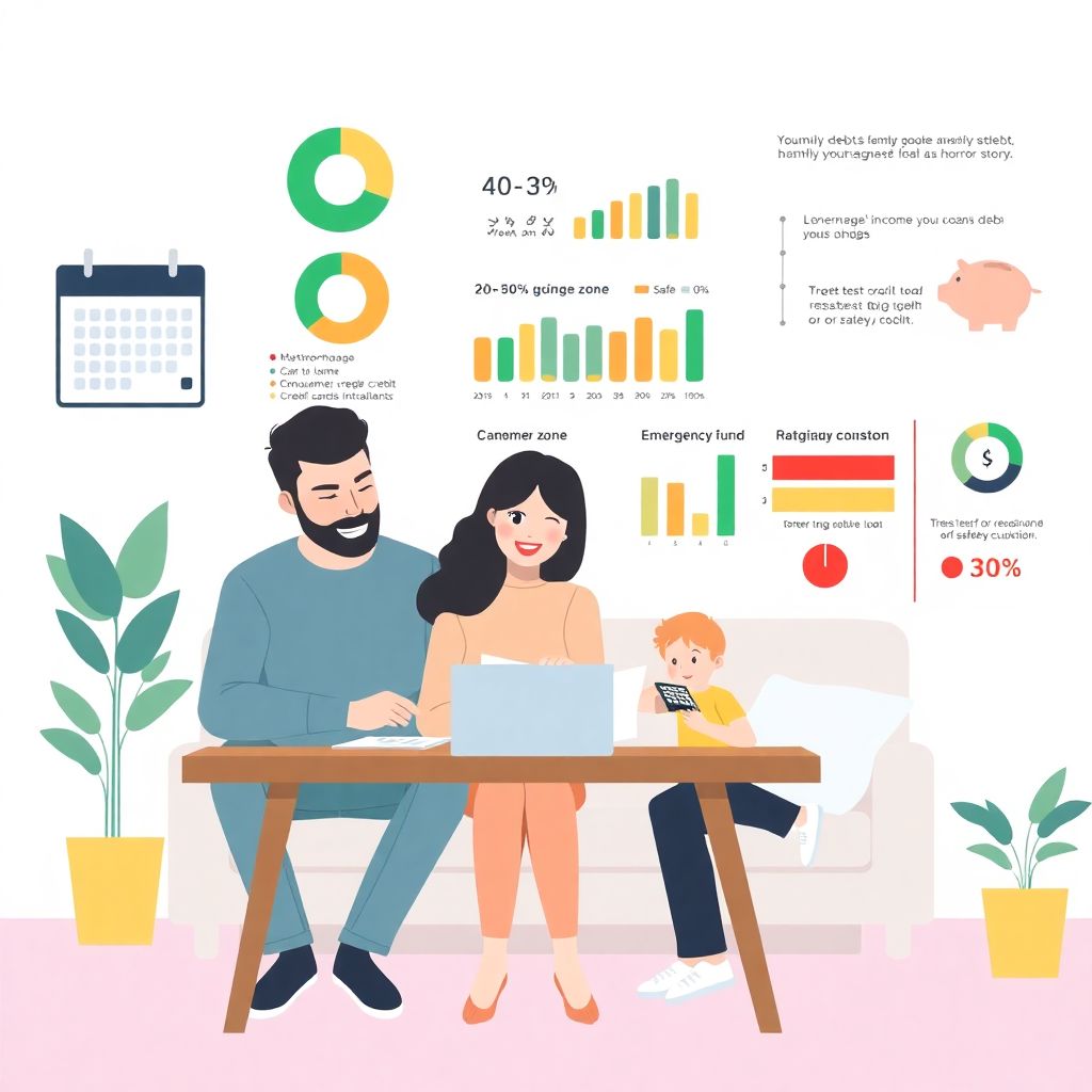 Кредитная нагрузка семьи: как рассчитать безопасный уровень долговой нагрузки