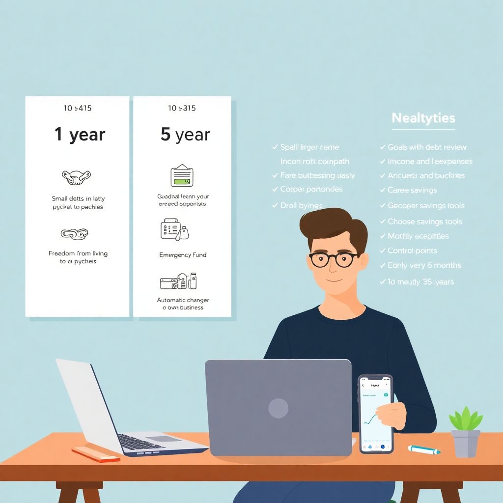 Финансовые цели на 1, 5 и 10 лет: как создать личную дорожную карту богатства